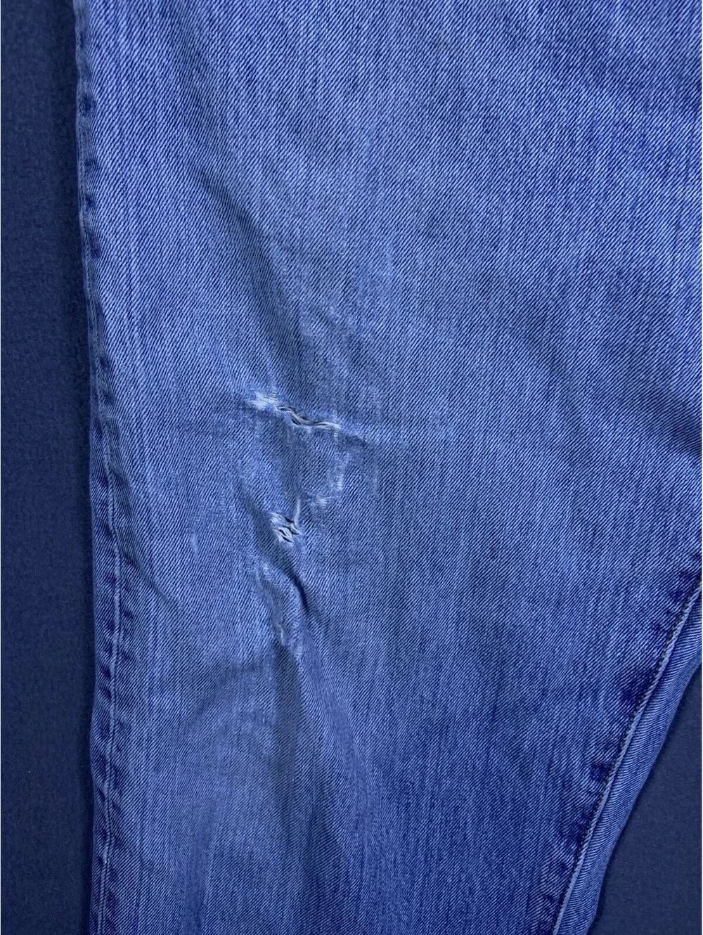 Vtg Levis 501 Jeans Mens 40x31  Blue Light Wash Natural Fade Distressed Egypt